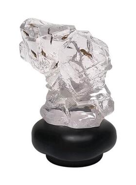 透明树脂工艺品酒店会所客厅玄关石头摆件装饰样板房售楼别墅雕塑