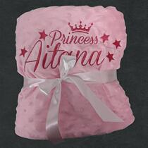 Personalised Newborn Baby Blankets Swaddling Stroller Bed Cr