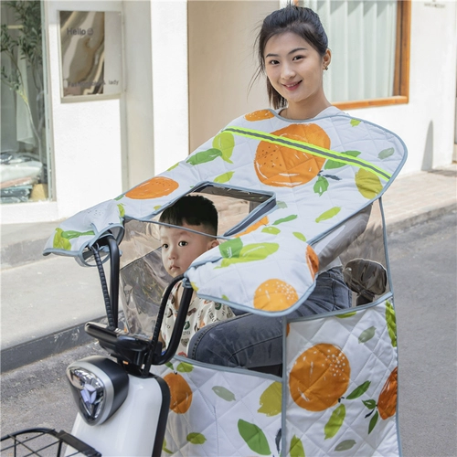 Ветрозащитный летний водонепроницаемый электромобиль, семейный стиль, защита от солнца