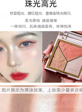 PLPI高光盘面部正品三色泪沟阴影