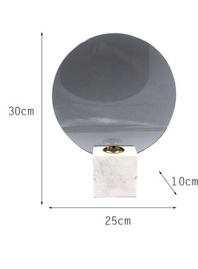 烛台欧式简约轻奢大理石蜡烛台软装饰品摆件样板房间营销中心酒店