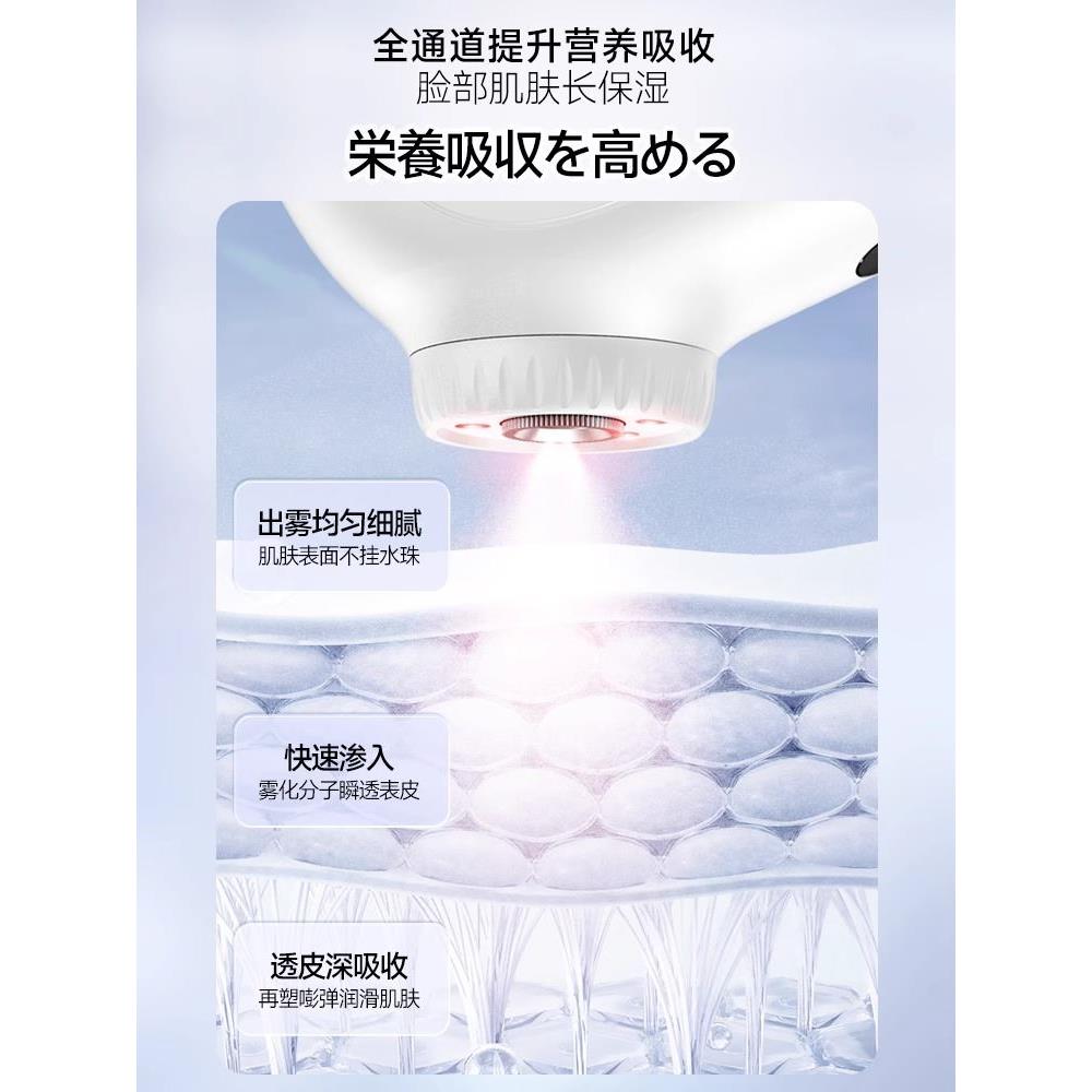 Magitech日本LED水光注氧仪家用美容仪补水精华导入纳米喷雾仪器 - 图1