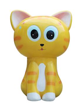 店铺大门口商场美陈大型吉祥物公仔玩偶招财猫卡通玻璃钢雕塑定制