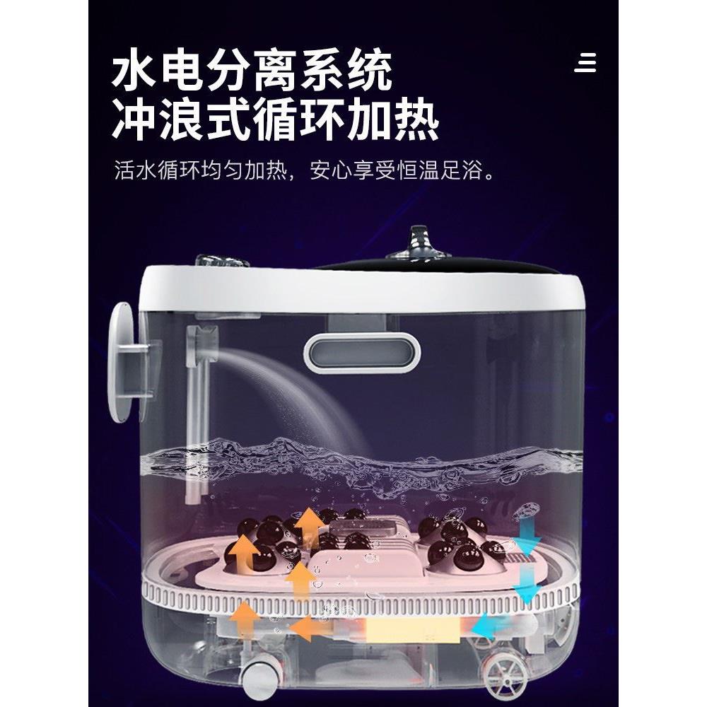 德国凯伦诗杀菌泡脚桶恒温加热足浴盆家用全自动按摩高深桶洗脚盆 - 图1