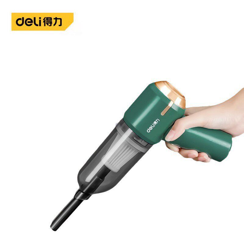 得力车载吸尘器车用大吸力超强无线充电汽车功率家用小型手持车内