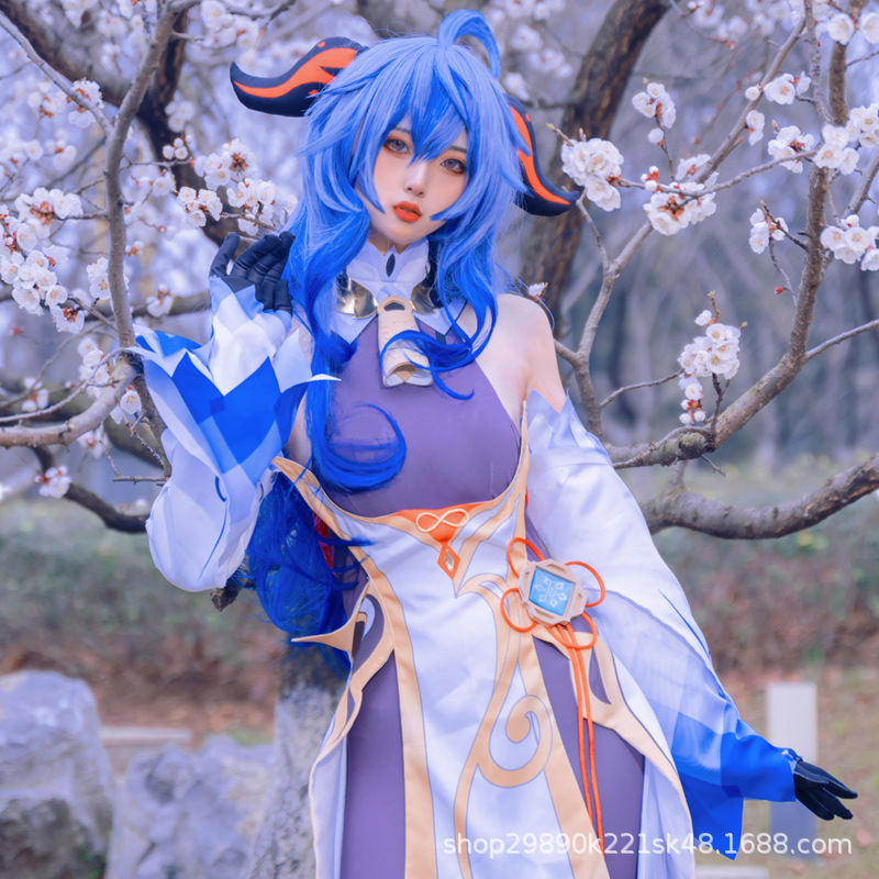 原神cos甘雨椰羊王小美cosplay服装游戏动漫套装可爱连体衣女璃月 - 图2