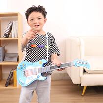 Children Yukri Riyri Acoustic Music Beginners Small Guitar Emulation Can Play Musical Instrument Toy Guitar Male girl