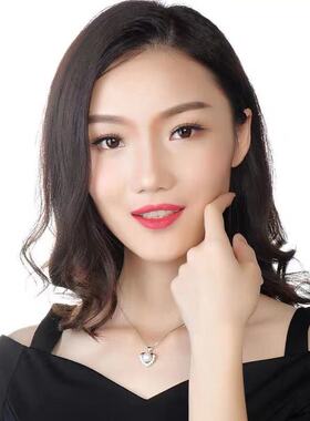 韩版新款爱心项链S925银轻奢时尚心形淡水珍珠项坠DIY配件首饰