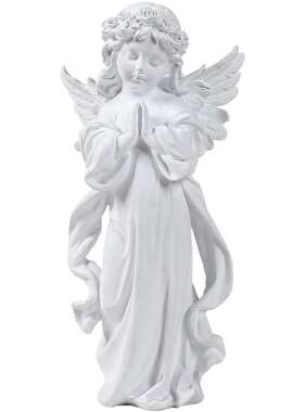 极速欧式创意白色圣母半身像家居饰品摆饰人物雕塑软装工艺礼品摆