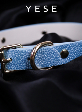 【小野涩】原创设计皮质choker项圈原宿亚文化朋克荔枝纹水钻项圈