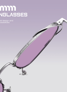 Kimmmm潮流猫眼高级感小众墨镜