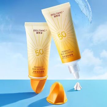 ຄີມກັນແດດ Bisutang SPF50+, ຄຸມຄວາມມັນຄວບຄຸມຄວາມມັນ, ຕິດທົນນານ, ກັນນ້ຳ, ກັນເຫື່ອ, ກັນແສງ UV, ສົດຊື່ນ ແລະ ບໍ່ໜຽວ.