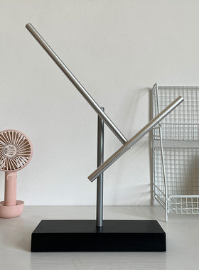 钢铁侠永动机摆件混沌摆牛顿不停创意旋转轻奢高端客厅电视柜装饰