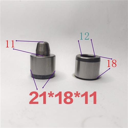 21mm橡胶矽胶模具导柱导套精准定位销套精密级模具配件导柱导套