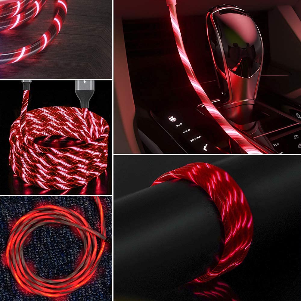 极速LED Flowing Magnetic Charging Cable Magnetic Phone Charg - 图3