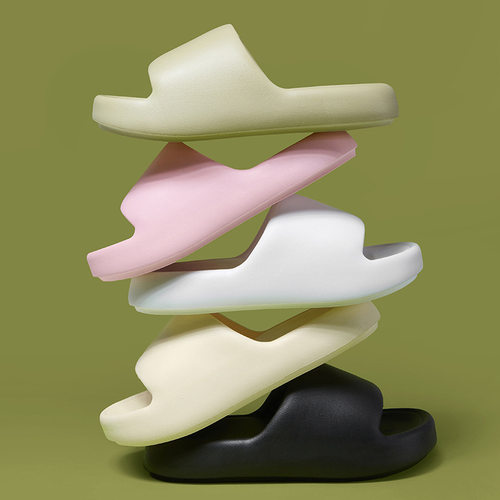 防臭室内3.0厚底踩屎感eva拖鞋女夏天可爱防滑室外拖 - 图1