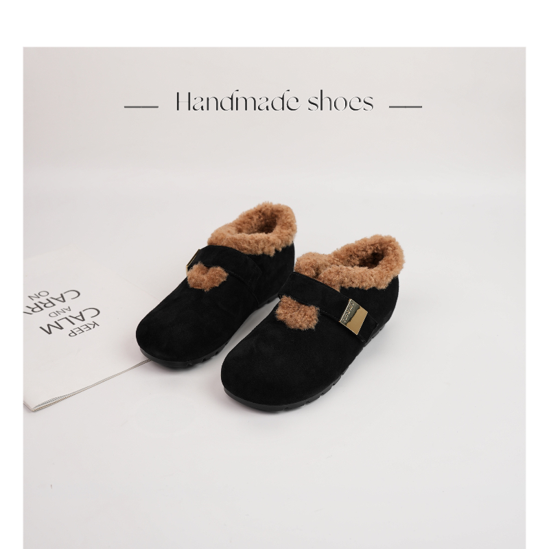 2025秋冬新款加绒内增高勃肯鞋毛毛鞋豆豆棉鞋保暖深口单鞋,淘宝优惠券,粉丝福利购,淘宝优惠卷