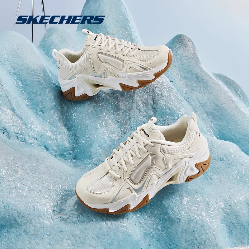 Skechers斯凯奇机甲鞋三代情侣运动鞋男女同款休闲经典透气老爹鞋