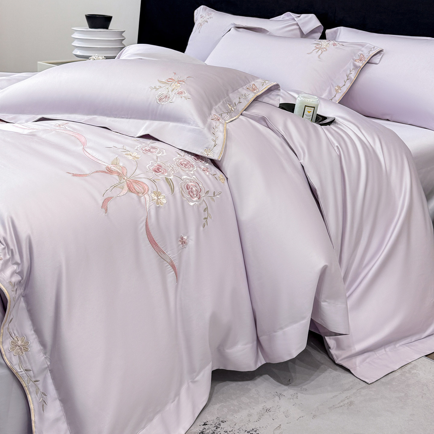 Xiaohongshu’s popular category A 100% cotton four-piece bed set