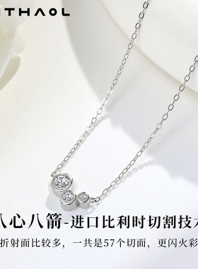 MITHAOL白露项链女2026新款爆款轻奢小众精致简约泡泡颈链银镀金