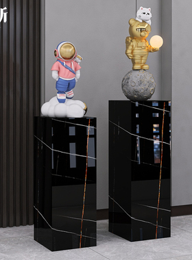 大理石客厅轻奢落地装饰摆件底座