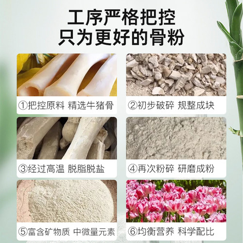 花肥通用养花肥料花卉绿植用氮磷钾复合肥骨粉养花专用肥料家用型 - 图2