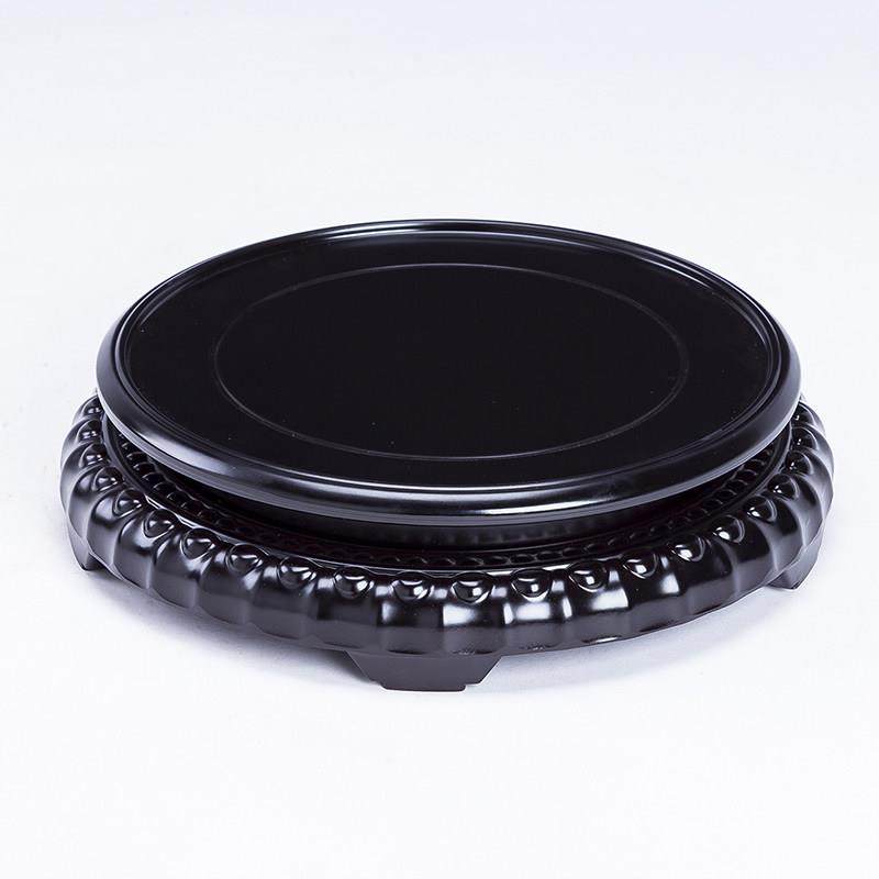 花瓶底座圆形木质 陶瓷茶壶花盆佛像鱼缸奇石头实木摆件旋转底座,淘宝优惠券,粉丝福利购,淘宝优惠卷