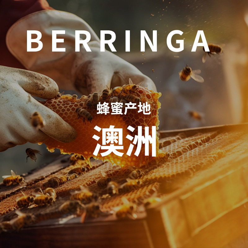 佰龄佳 澳洲原装进口BERRINGA麦卢卡蜂蜜MGO900+提高自护力250g