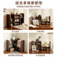Solid wood combination storage rack coffee cup storage rack