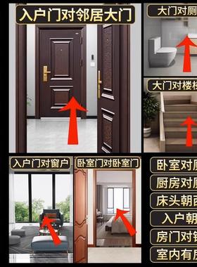 五帝钱门对门挂件纯铜葫芦真品解入户门铜钱串化大门口玄关摆件