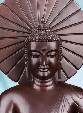 速发藏传寸宗释迦牟尼佛像摆件随身带小佛像密5寸7寸1佛古色铜尺