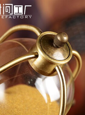 速发轻奢时光沙漏计品器办时室软装饰公金属摆件减压生日礼物