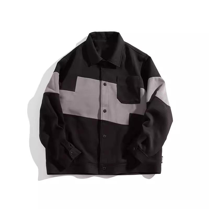 PANG哥日系复古防风夹克冲锋衣男春秋季新款宽松百搭ins潮流外套 - 图3