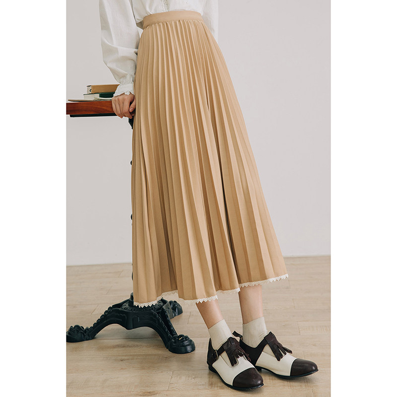 【商场同款】茵曼秋装新款简约半身裙 茵曼一零一度半身裙