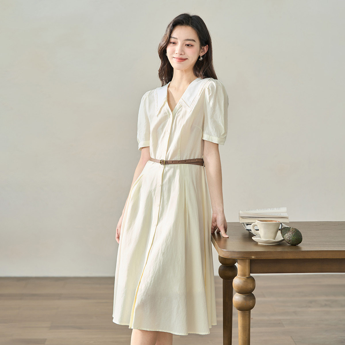  茵曼一零一度连衣裙