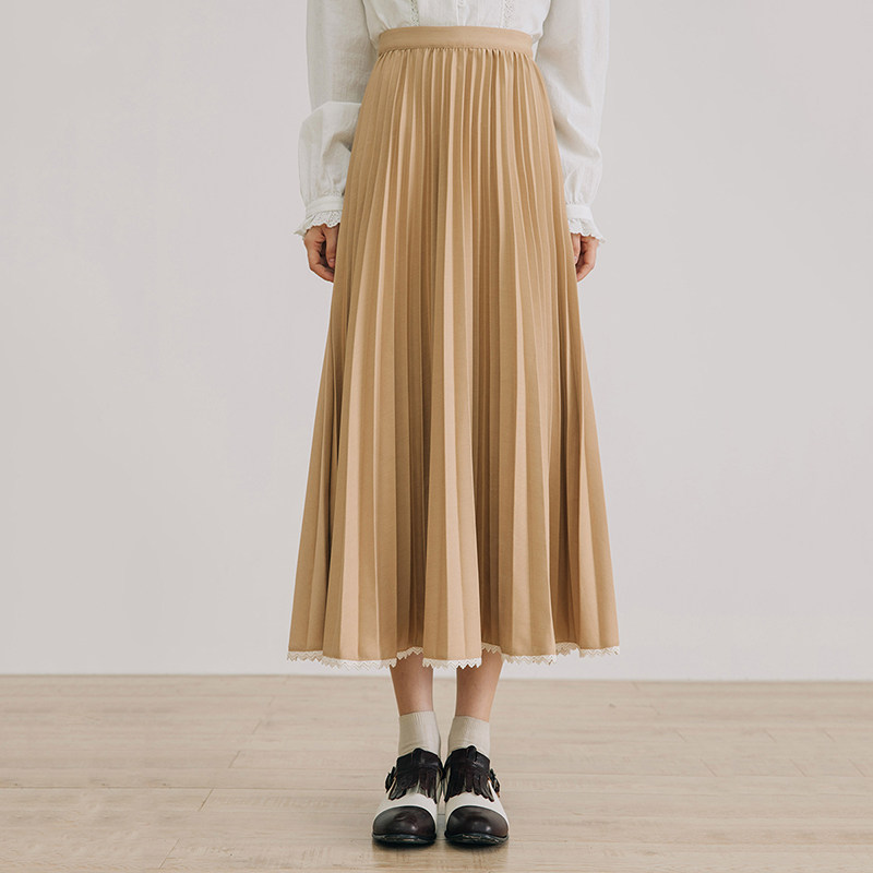 【商场同款】茵曼秋装新款简约半身裙 茵曼一零一度半身裙