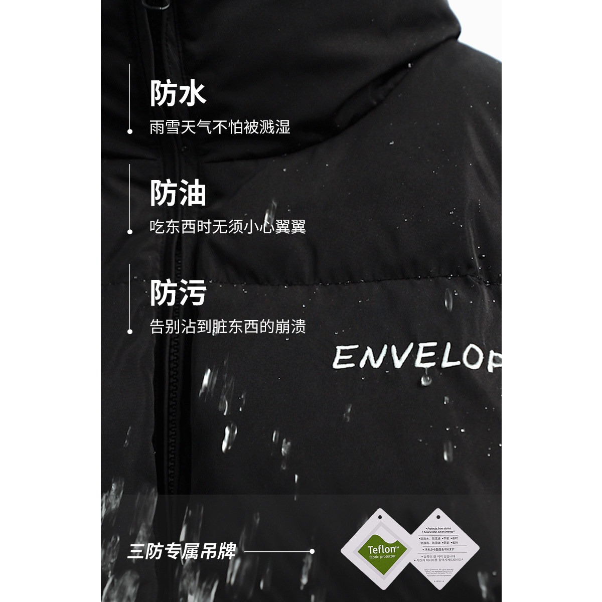 茵曼立领冬季小个子面包服白鸭绒 茵曼一零一度羽绒服