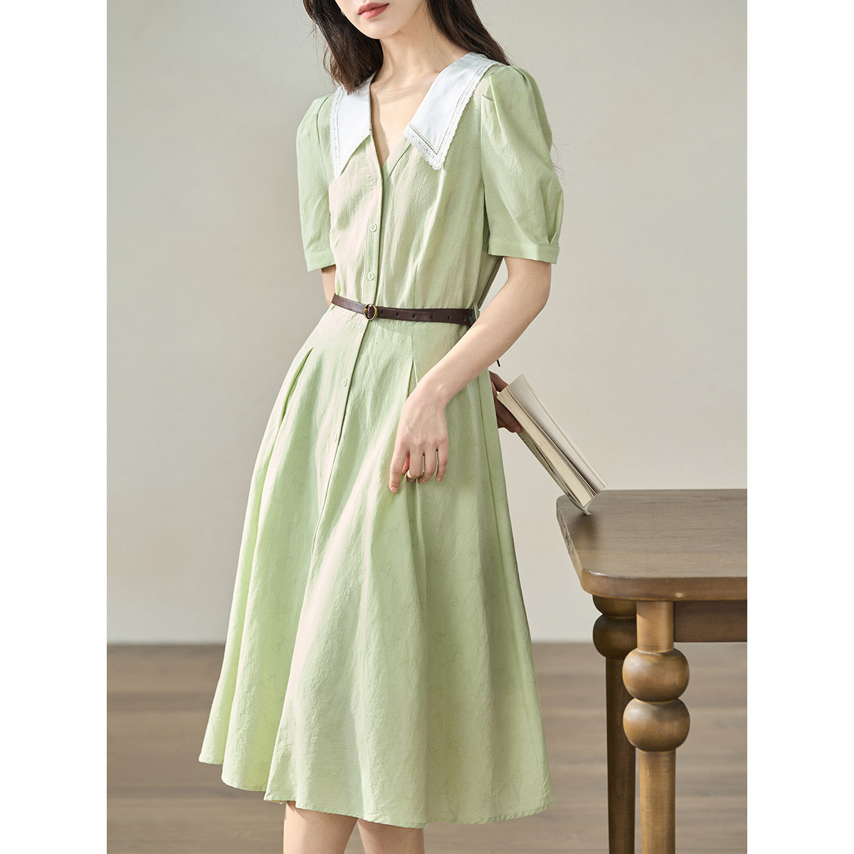  茵曼一零一度连衣裙