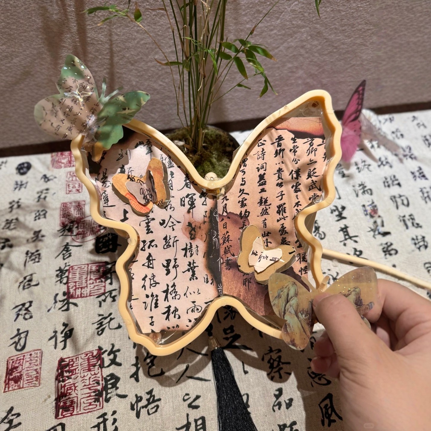 古风蝴蝶diy手工礼物灯笼材料包创意礼物中秋送男女朋友新中式灯,淘宝优惠券,粉丝福利购,淘宝优惠卷