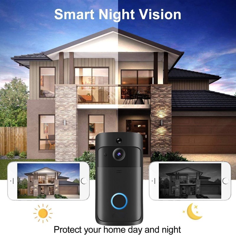 网红Video Doorbell Camera HD WiFi Doorbell Wireless Operated - 图2