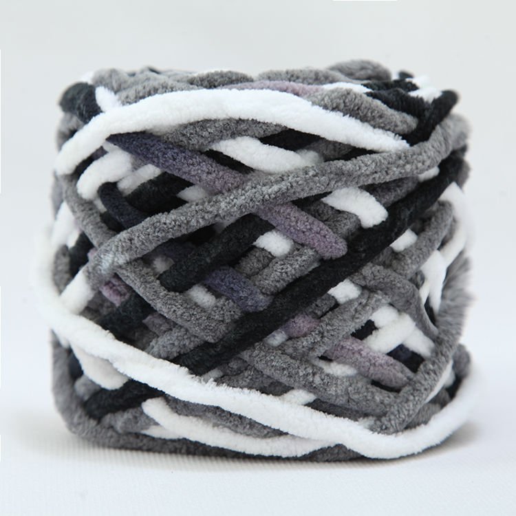 网红Ice wBire soft thick wool handmade DIY woven scarf wool - 图3