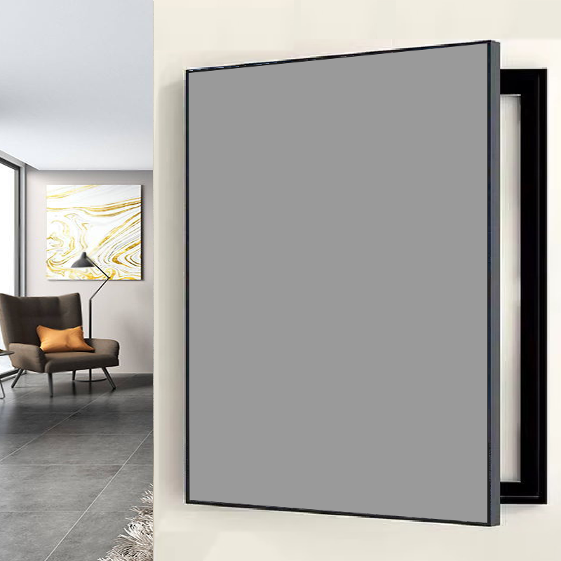 Solid color vertical side-opening punch-free electricity meter box decorative painting