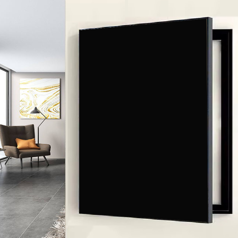 Solid color vertical side-opening punch-free electricity meter box decorative painting