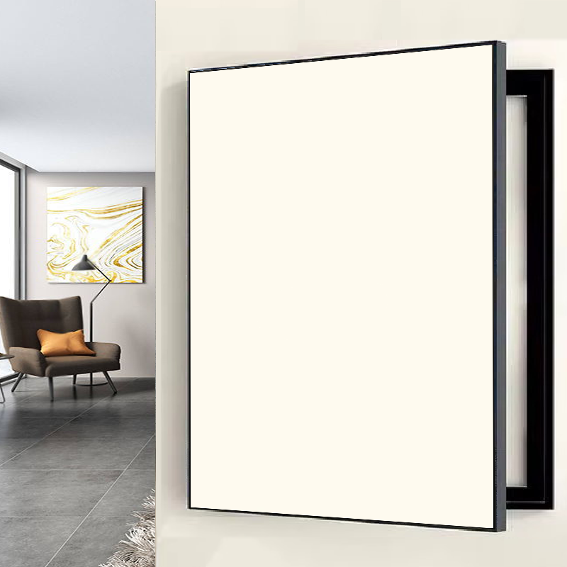 Solid color vertical side-opening punch-free electricity meter box decorative painting