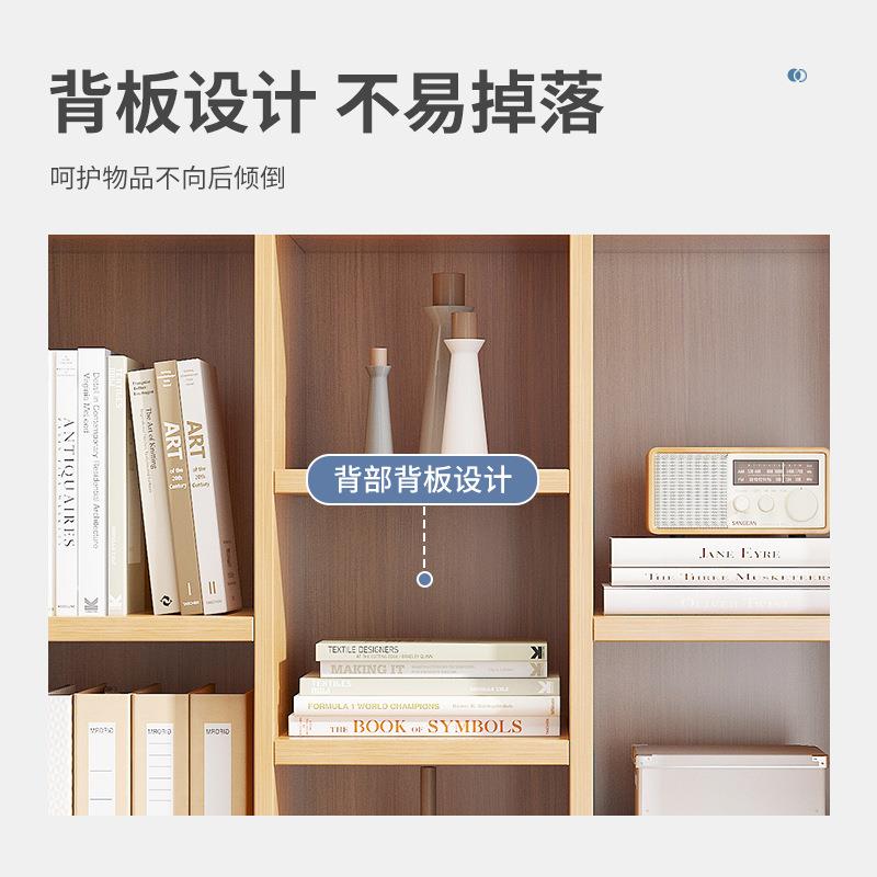 书架落地家用多层放书置物架客厅卧室办公室可移动文件储物格子柜 - 图2