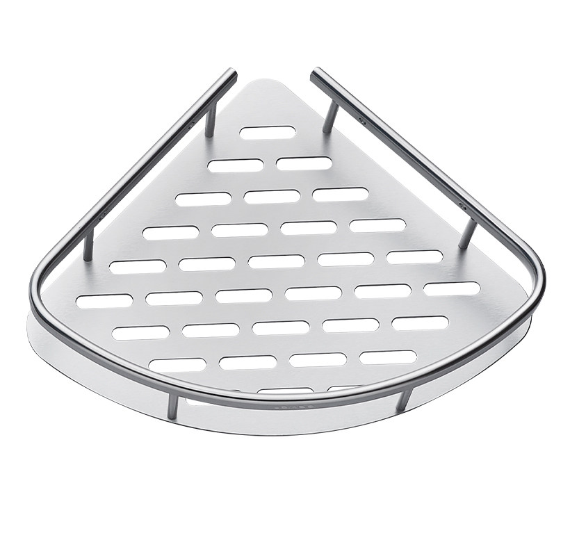 九牧卫浴 卫生间浴室挂件置物架收纳台转角架太空铝三角篮937124,淘宝优惠券,粉丝福利购,淘宝优惠卷