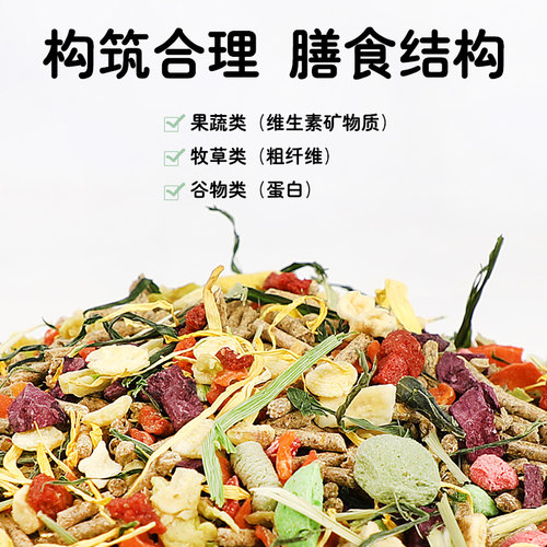 豚鼠粮食兔粮营养主粮荷兰猪饲料专用食物小宠零食自配粮大全主粮 - 图3