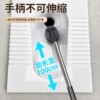 Extended toilet scrubbing toilet squat pit special brushing style