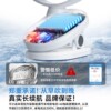 One charge lasts a week. 16 cold air desktop air conditioners