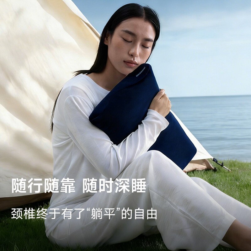 朵亚之星深睡随行枕头出差旅行午睡专用小枕芯护颈椎助睡眠送礼物 睡小实拍商品图